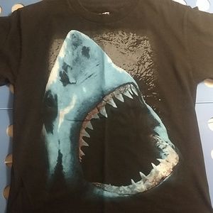 Glow in the dark shark t shirt